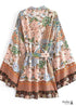 Women's Chic Mimosa Boho Kimono - Earth Dress